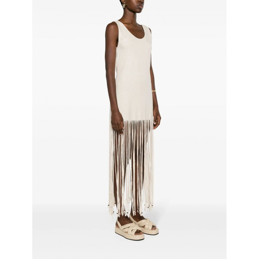 Robe maxi 'Monsoon Fringed' pour Femmes