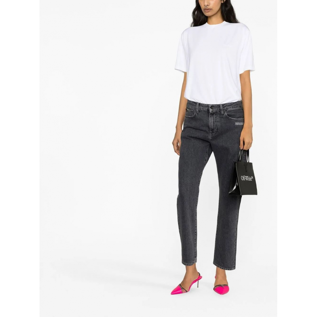 T-shirt 'Diag-Print' pour Femmes