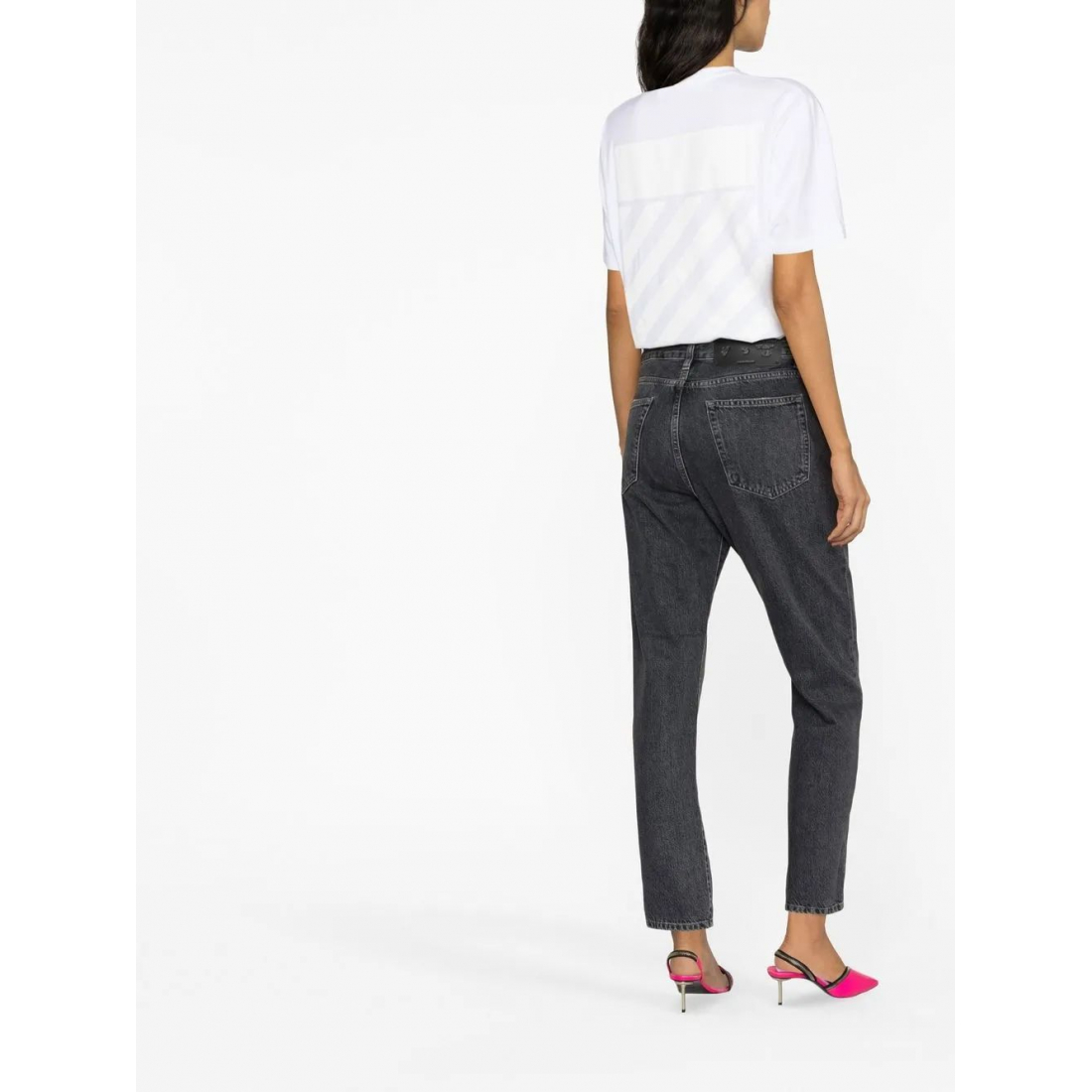 T-shirt 'Diag-Print' pour Femmes