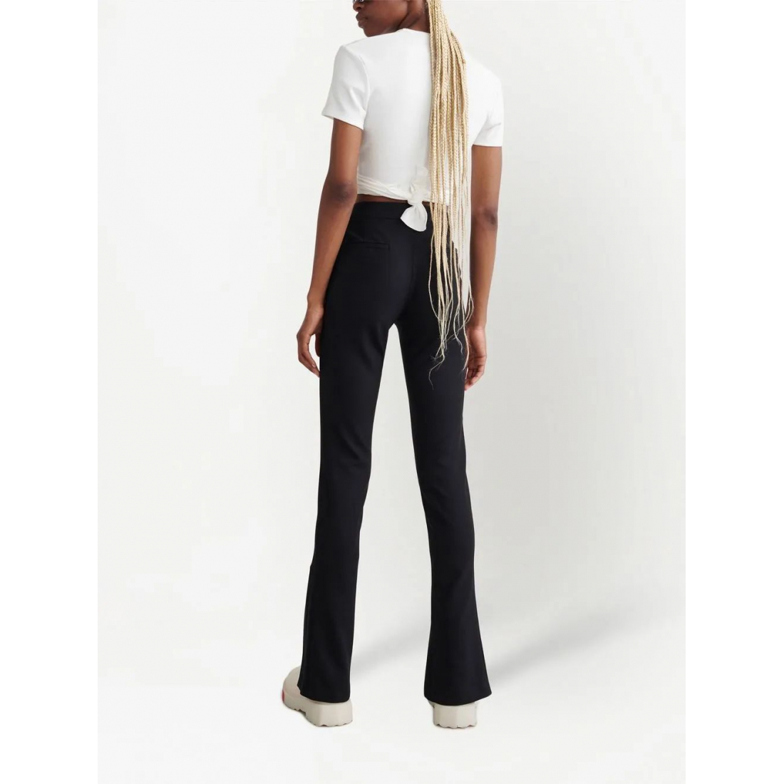 Pantalon 'High-Waisted Tailored' pour Femmes