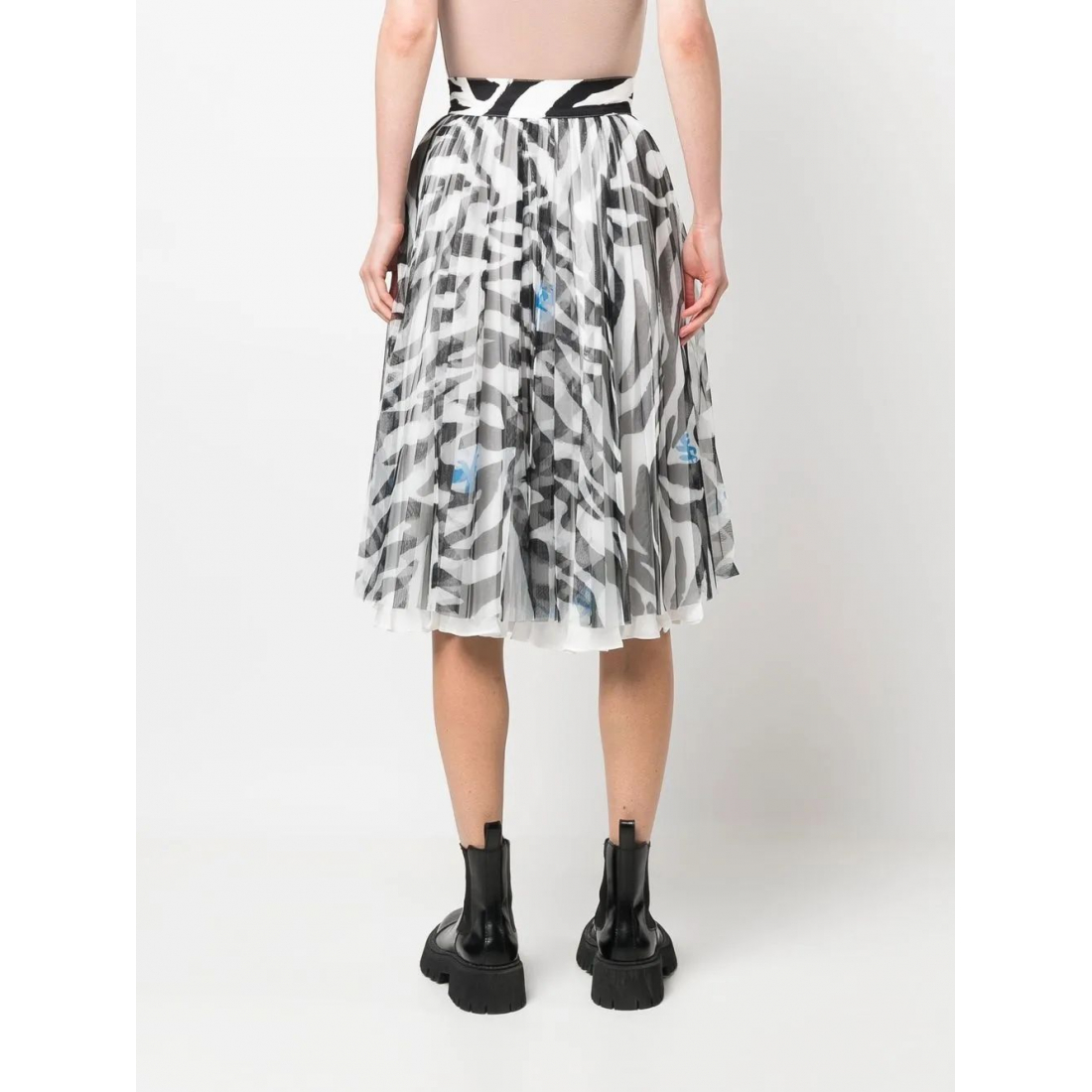 Jupe Midi 'Zebra-Print' pour Femmes