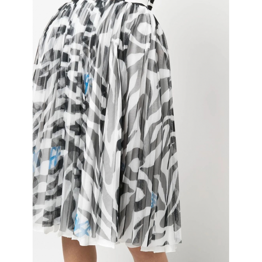 Jupe Midi 'Zebra-Print' pour Femmes
