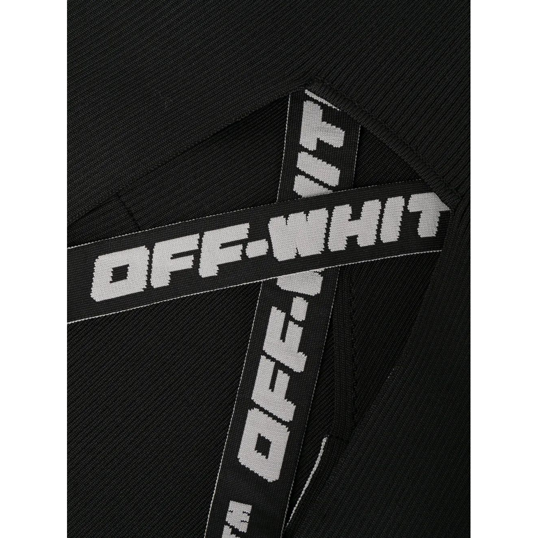 Robe 'Logo-Tape Ribbed' pour Femmes