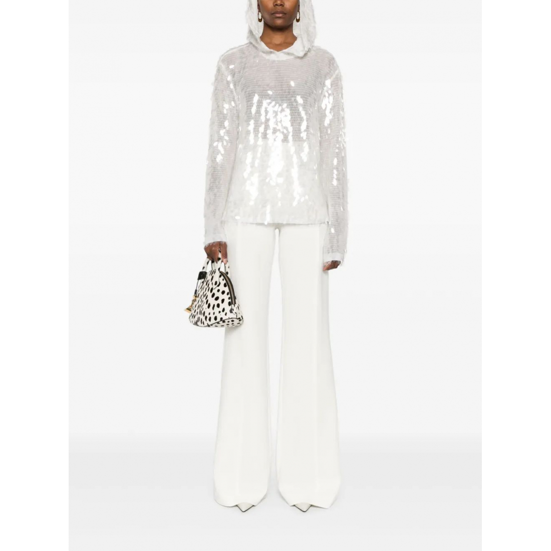 Sweatshirt à capuche  'Sequin-Embellished' pour Femmes