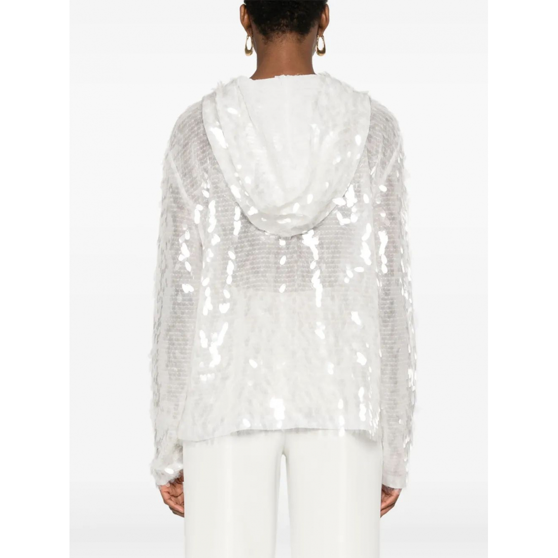 Sweatshirt à capuche  'Sequin-Embellished' pour Femmes