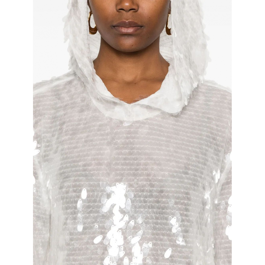 Sweatshirt à capuche  'Sequin-Embellished' pour Femmes