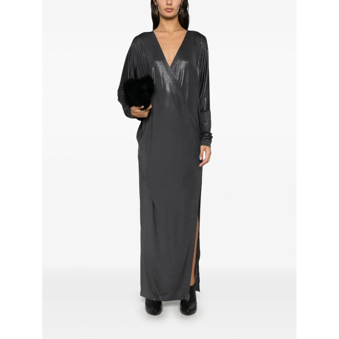 Robe de soirée 'Wrap Dolman-Sleeve' pour Femmes