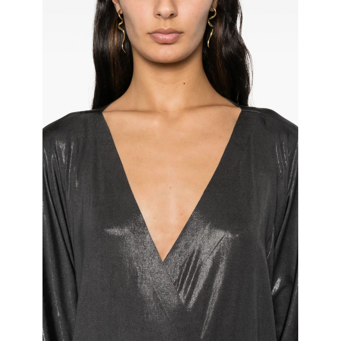 Robe de soirée 'Wrap Dolman-Sleeve' pour Femmes