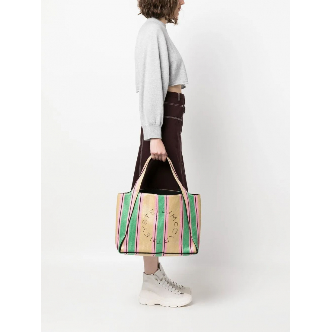 Sac Cabas 'Stripe-Print' pour Femmes