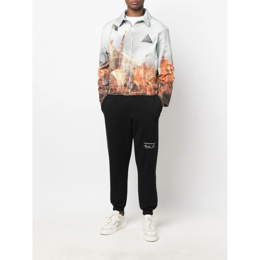 Jogging 'Logo-Print Slim-Fit' pour Hommes