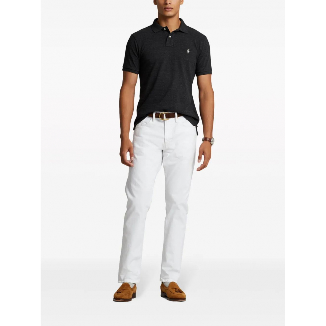 T-shirt 'Logo-Embroidered' pour Hommes