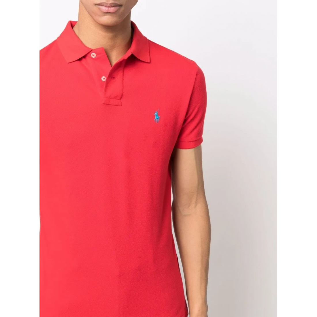 Polo 'Embroidered-Logo' pour Hommes