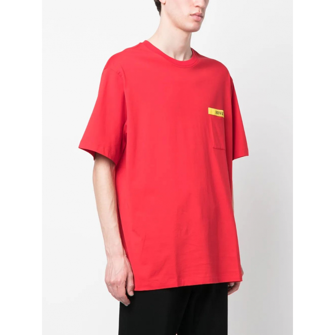 T-shirt 'Logo-Print Crew-Neck' pour Hommes