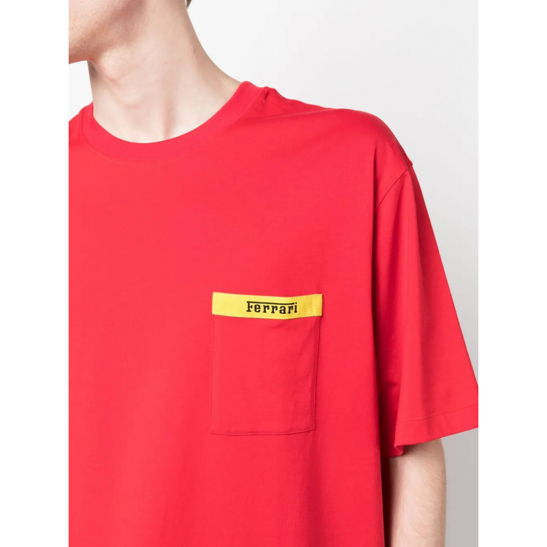 T-shirt 'Logo-Print Crew-Neck' pour Hommes