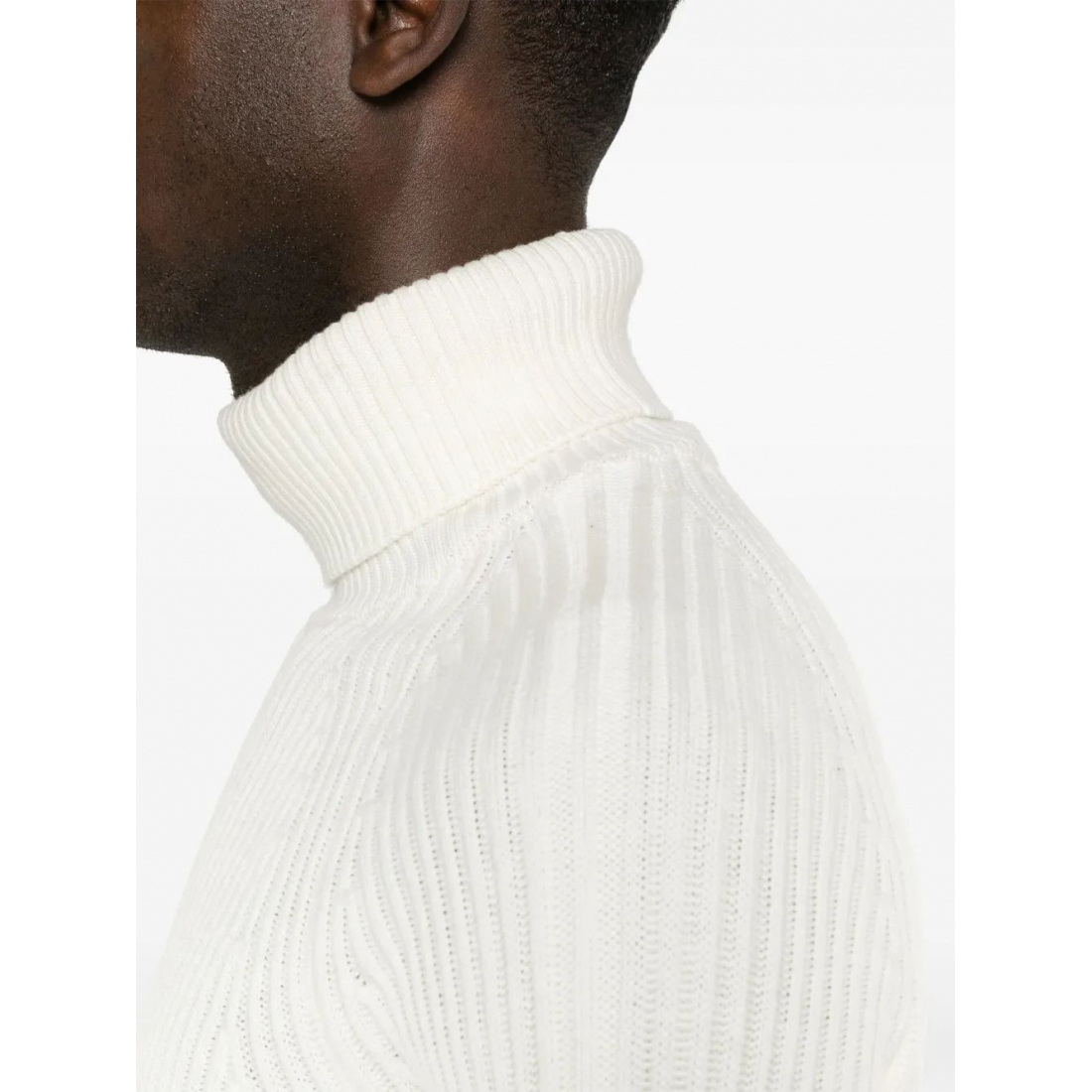 Pull 'Ribbed-Knit' pour Hommes