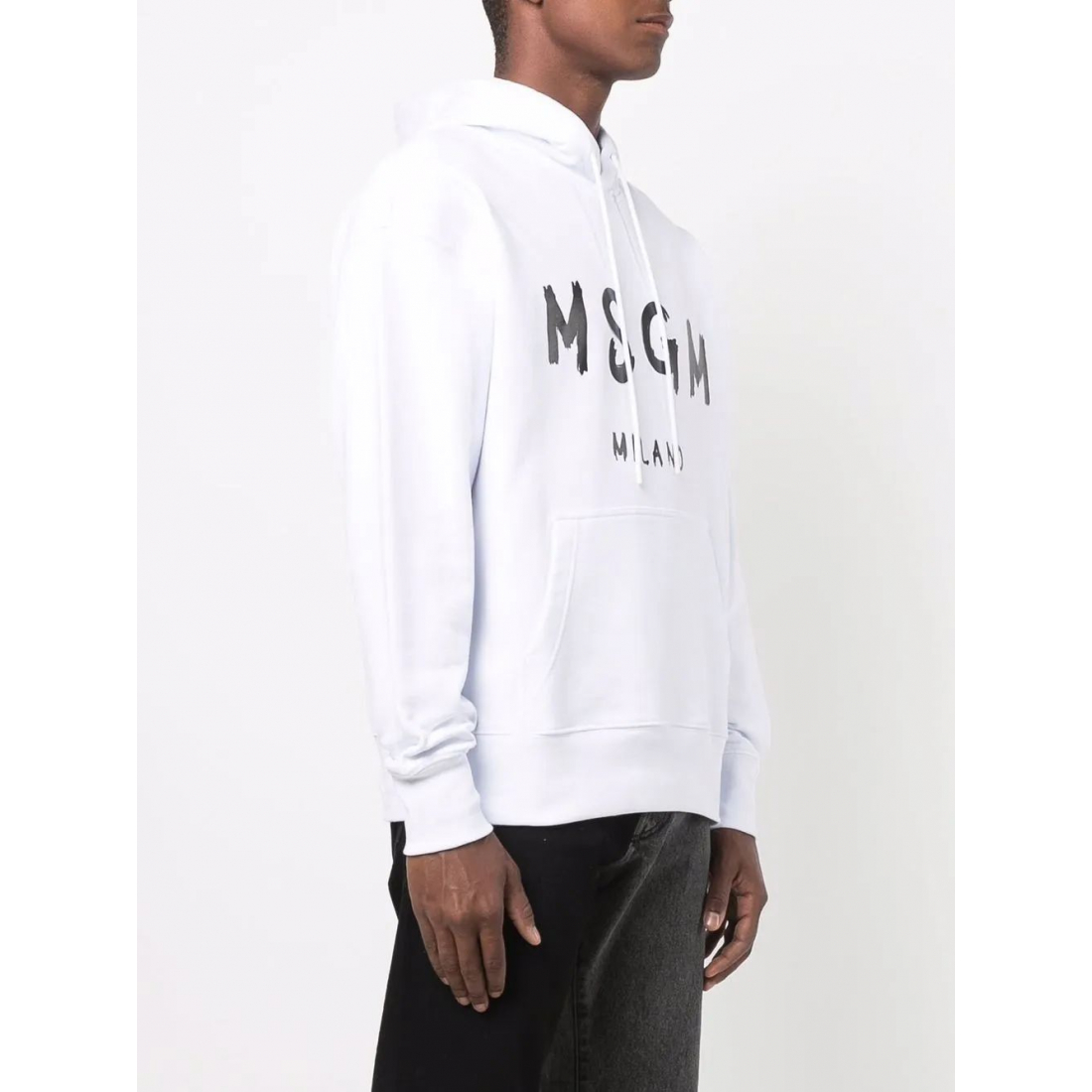 Sweatshirt à capuche  'Logo-Print Pullover' pour Hommes