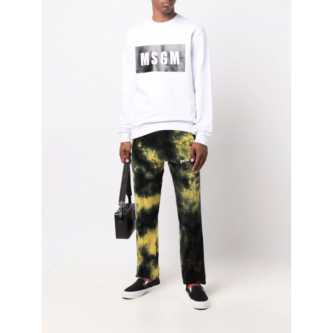 Sweatshirt 'Logo Box Print' pour Hommes