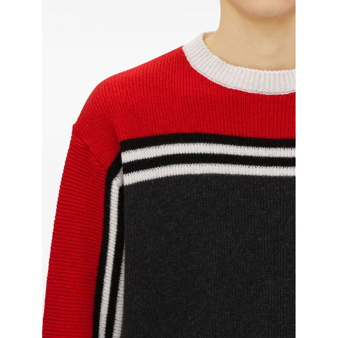 Pull 'Colour Block Striped' pour Hommes