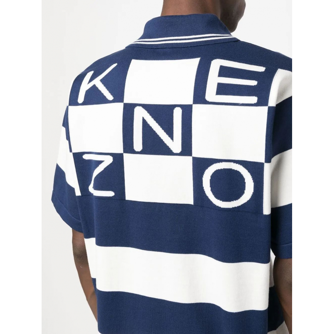 Polo 'Embroidered Logo Striped' pour Hommes