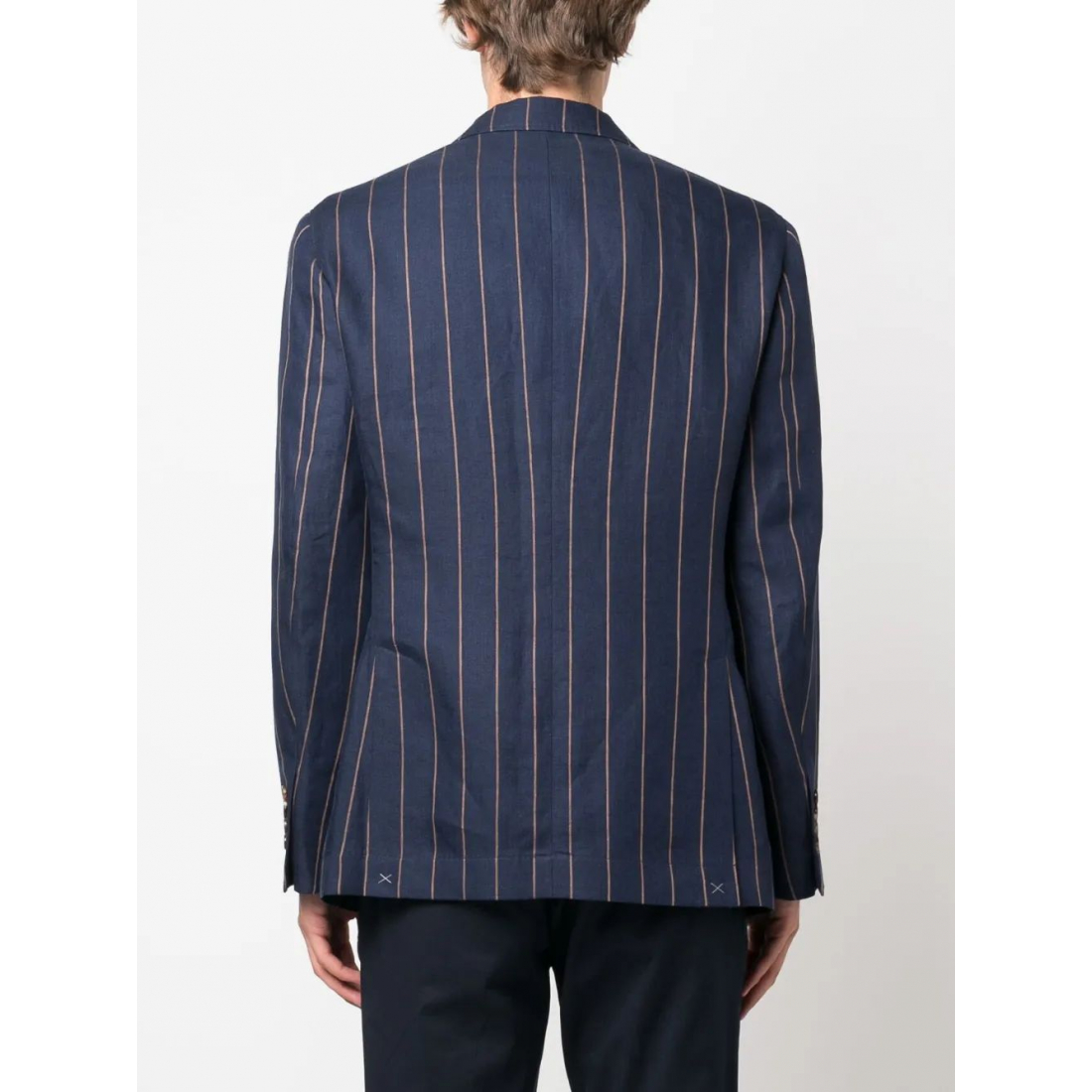 Blazer 'Pinstriped Single-Breasted' pour Hommes