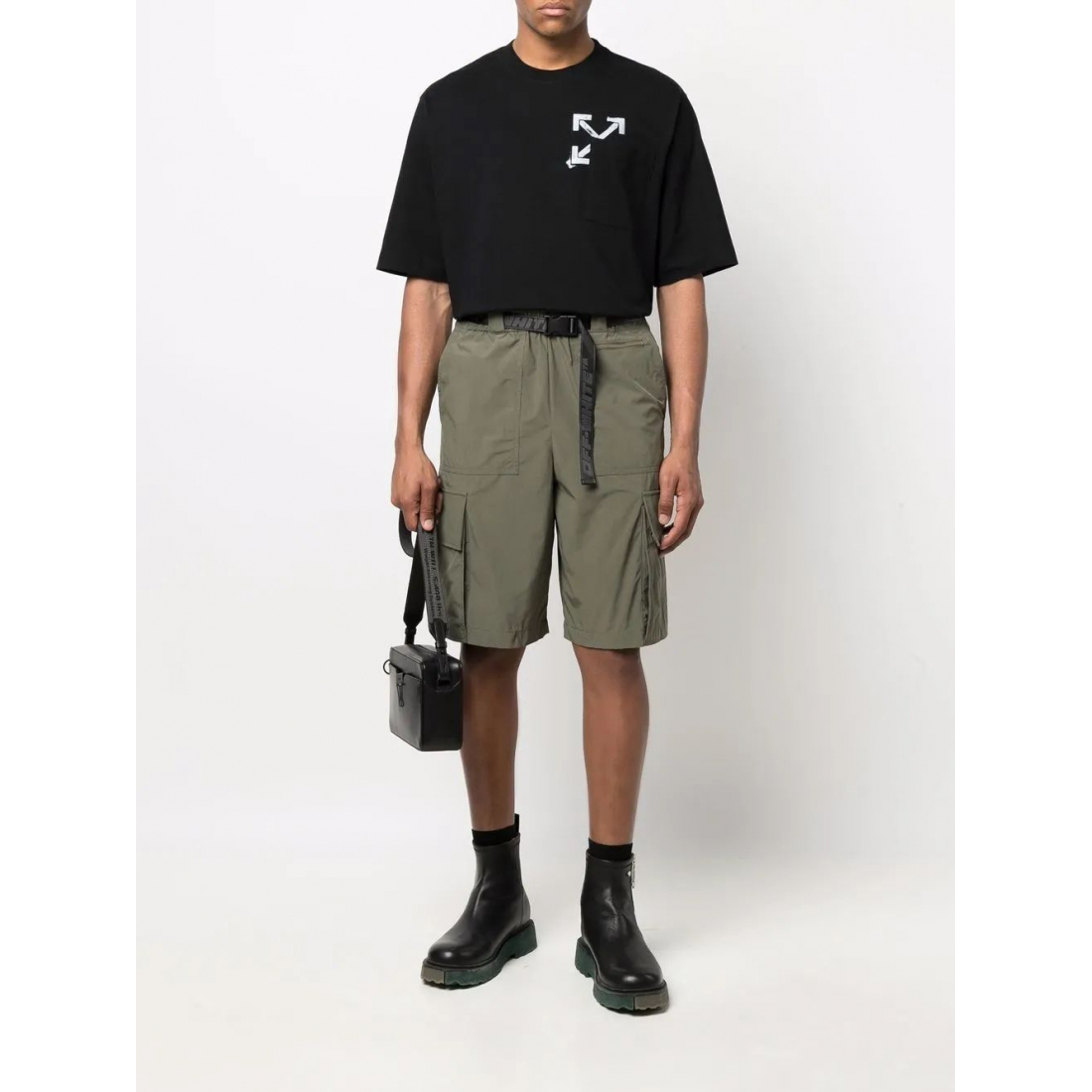 Bermuda cargo 'Industrial-Belt' pour Hommes