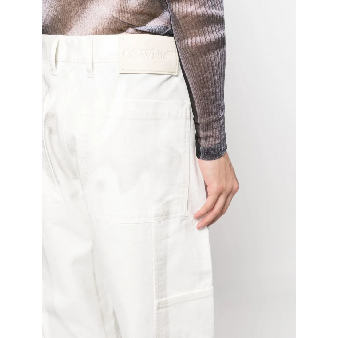 Men's 'Body Scan-Print Wide-Leg' Jeans