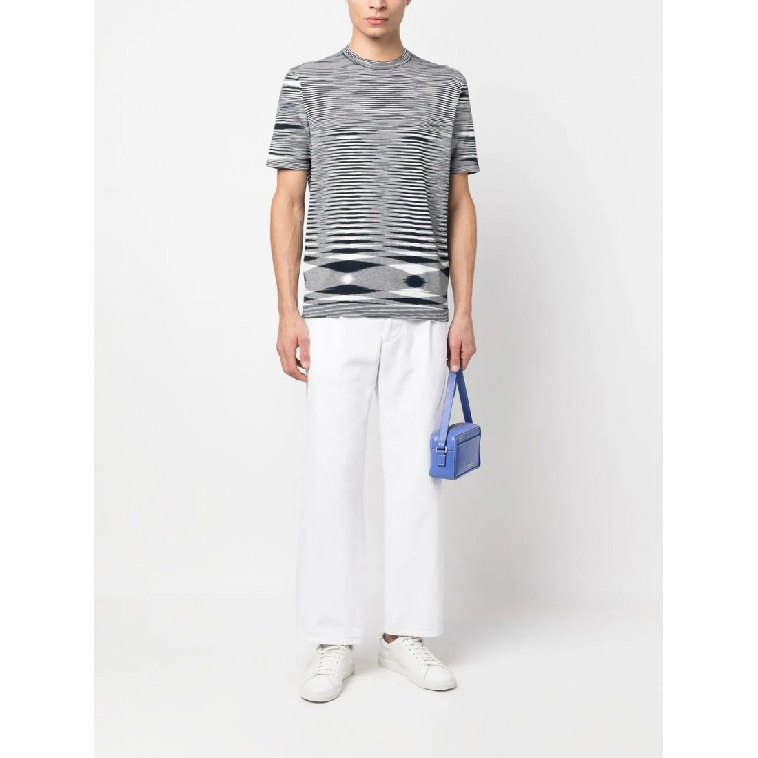 T-shirt 'Geometric-Print' pour Hommes