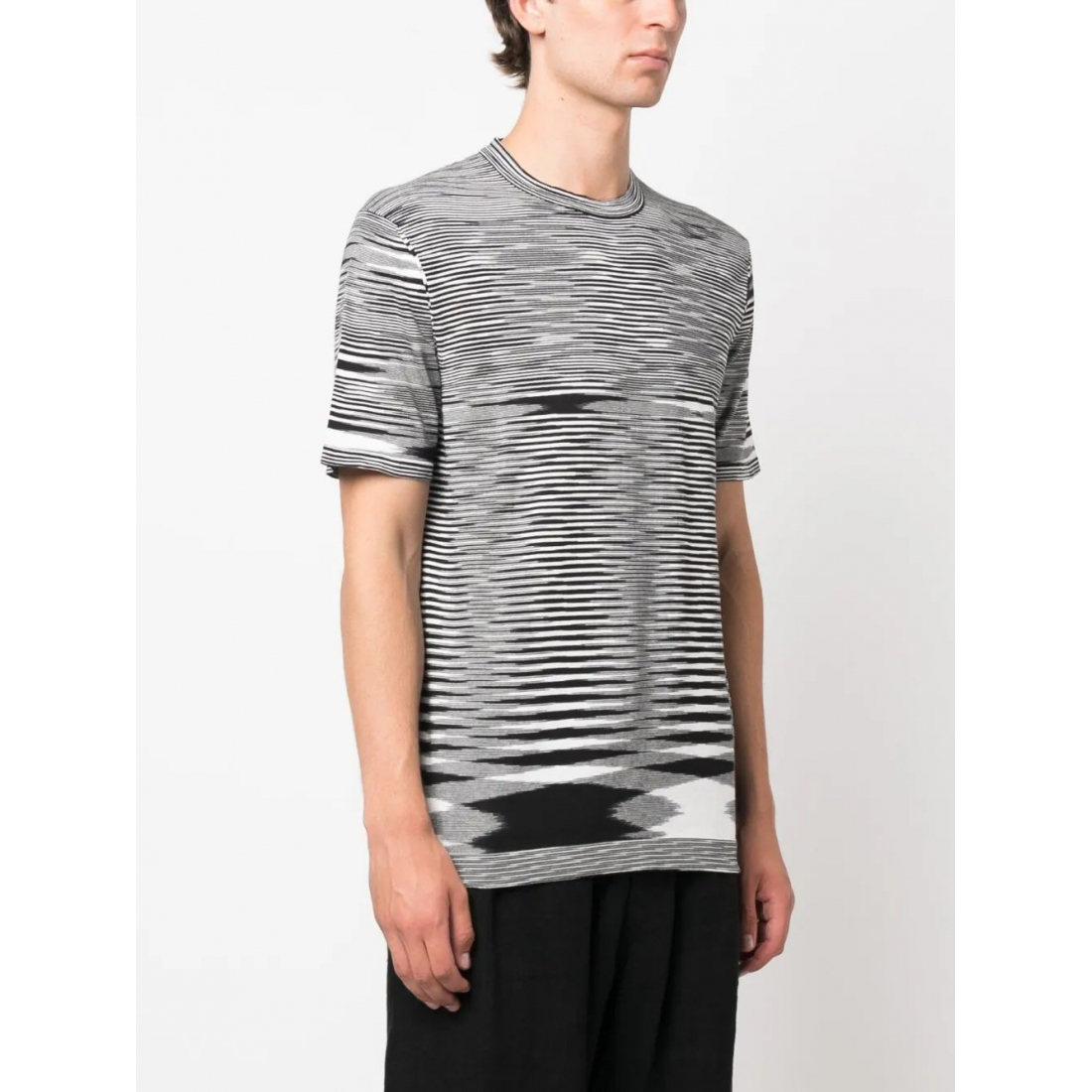 T-shirt 'Stripe-Print' pour Hommes