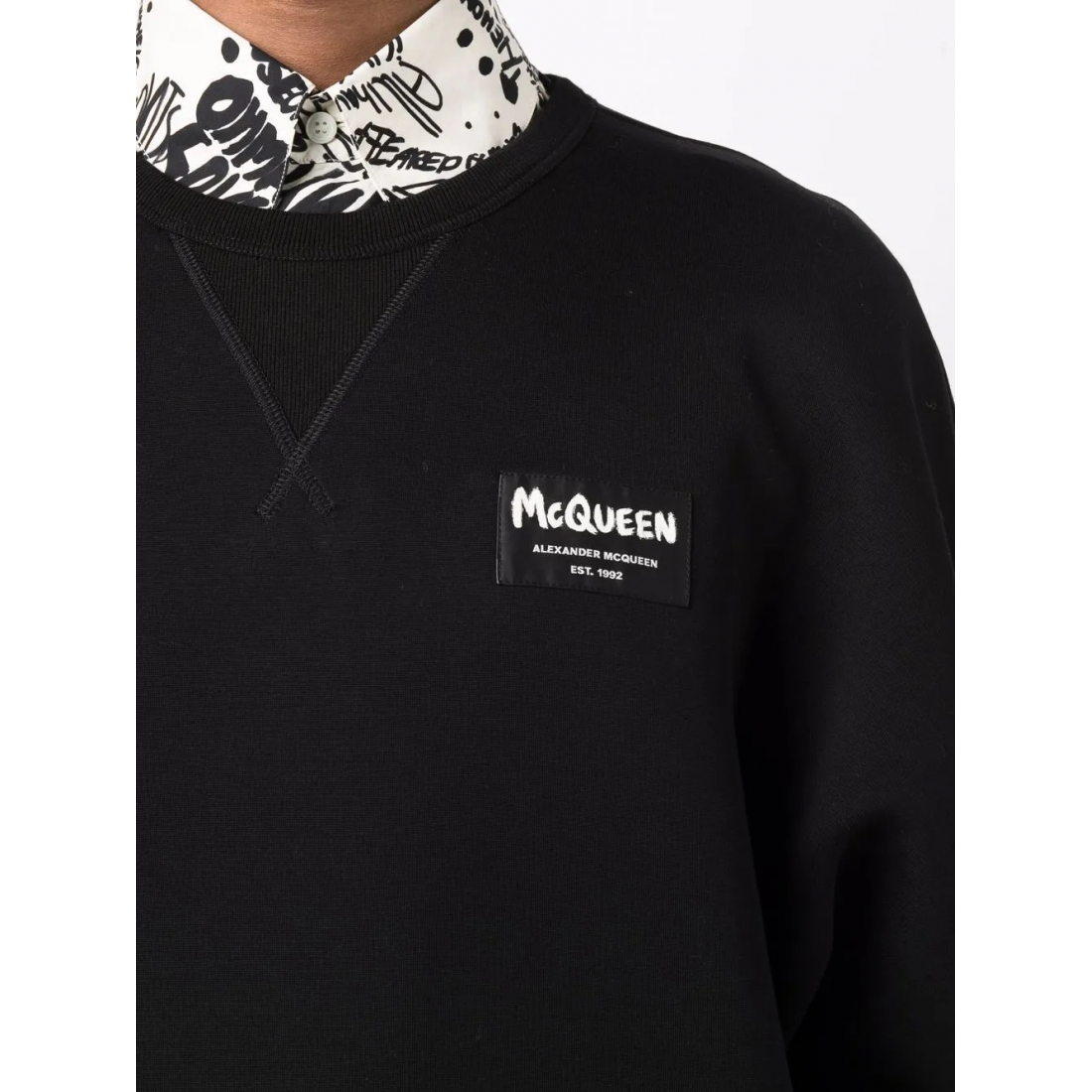 Sweatshirt 'Logo-Patch' pour Hommes