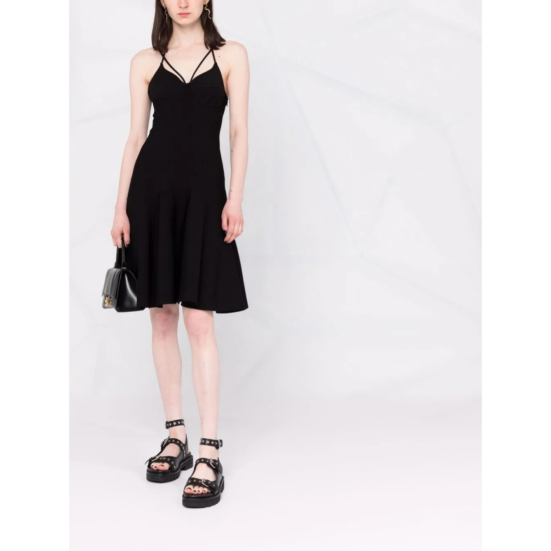 Robe mini 'Fluted' pour Femmes