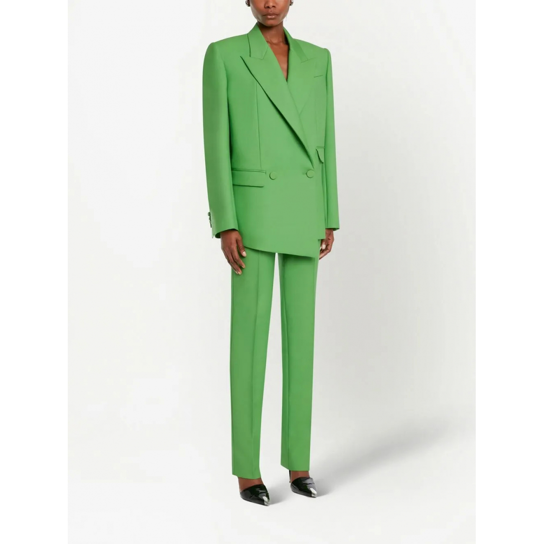 Blazer 'Double-Breasted Drop Hem' pour Femmes