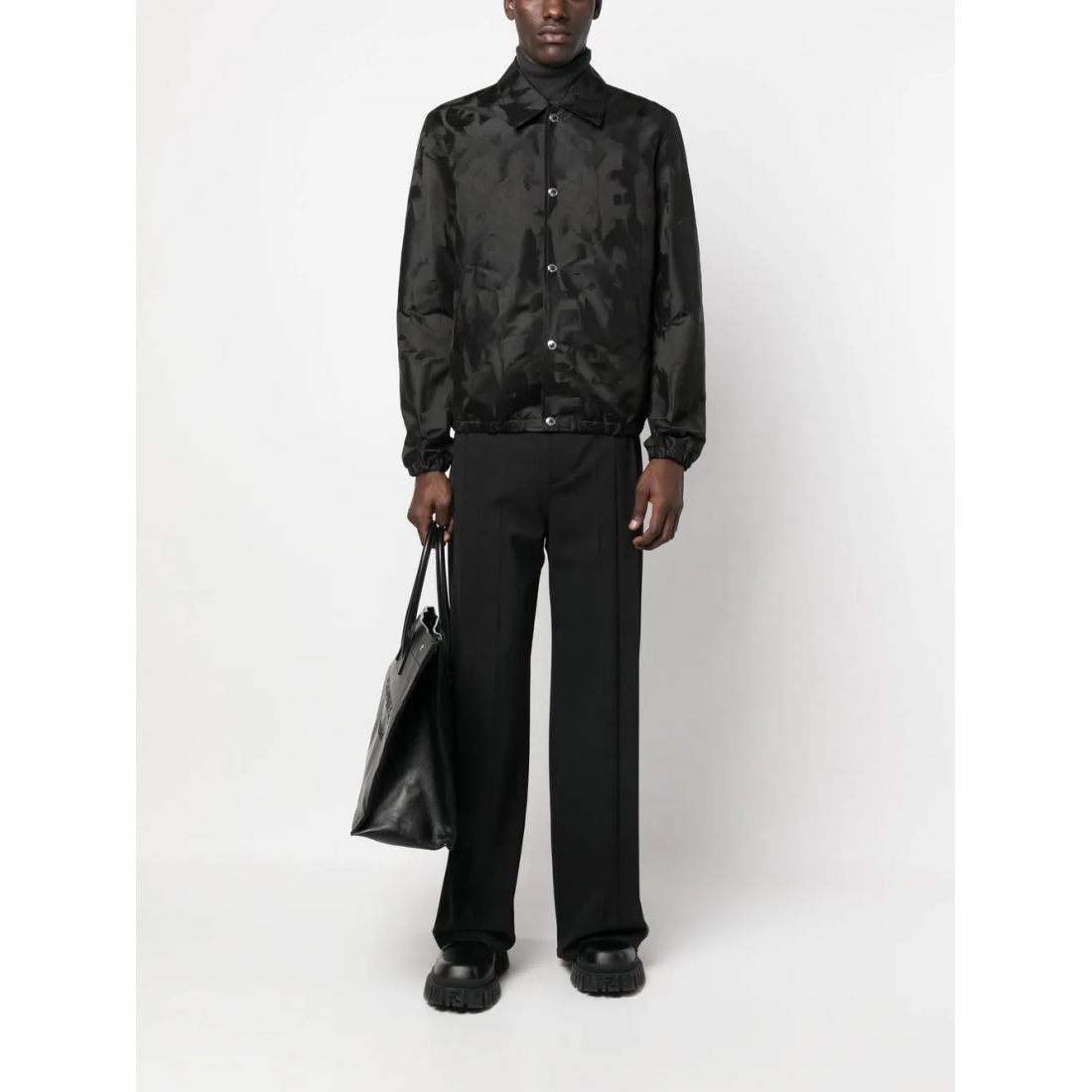 Blouson bomber 'Satin Collared' pour Hommes