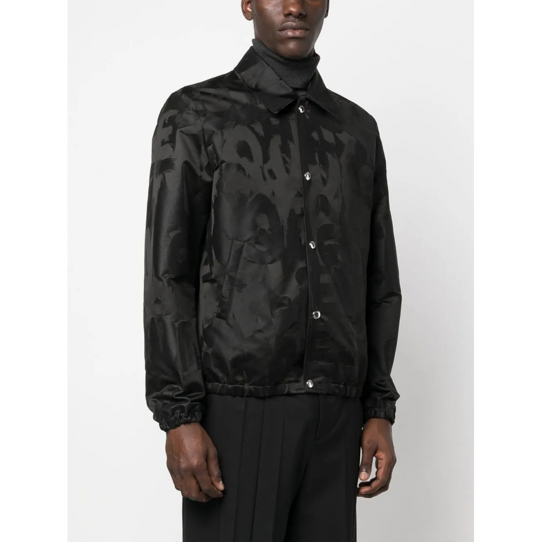 Blouson bomber 'Satin Collared' pour Hommes