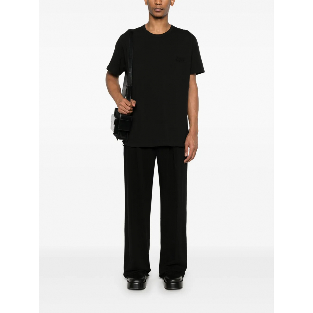 T-shirt 'Pinstripe-Panel' pour Hommes