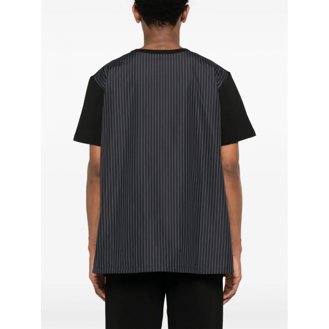 T-shirt 'Pinstripe-Panel' pour Hommes