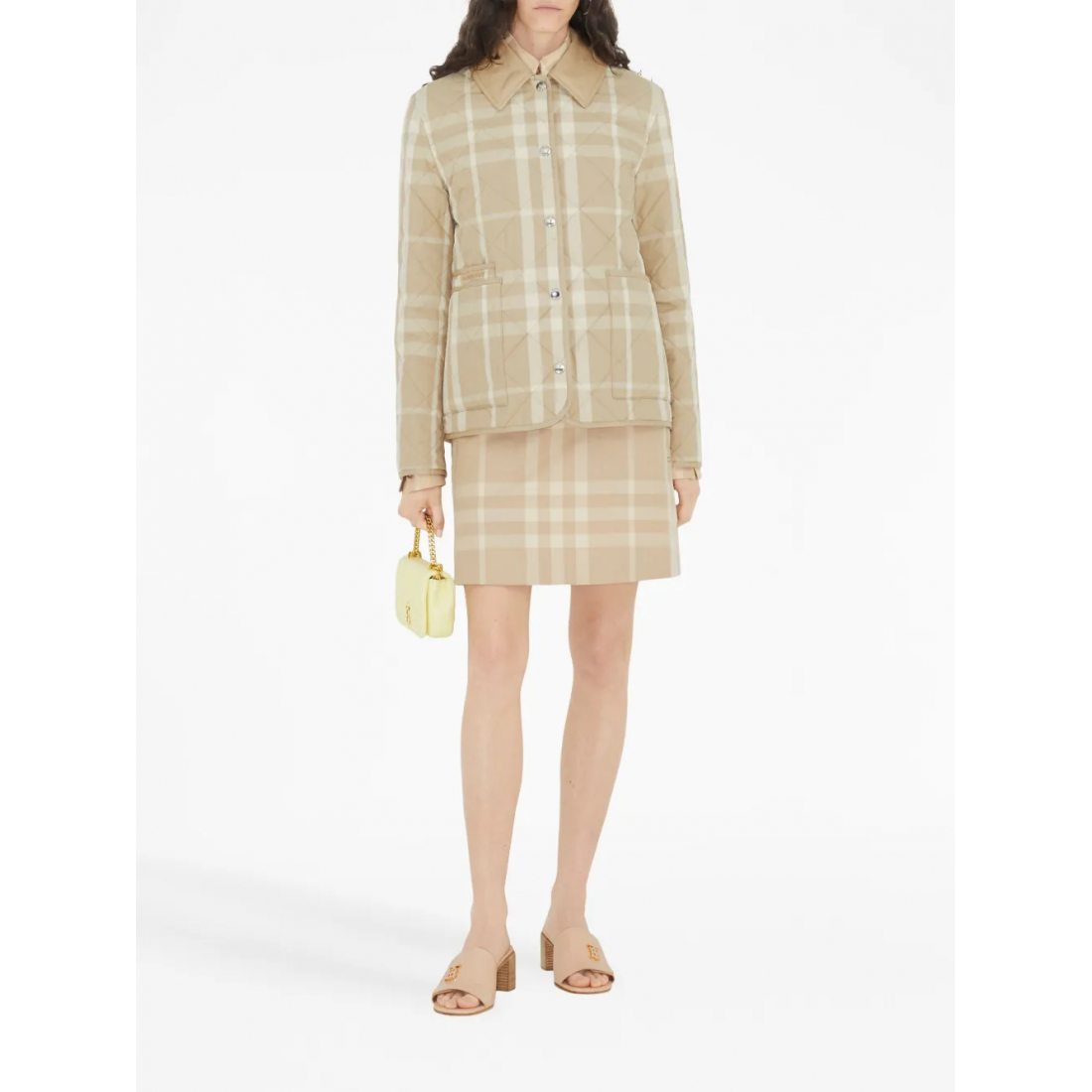 Jupe 'Check-Print A-Line' pour Femmes