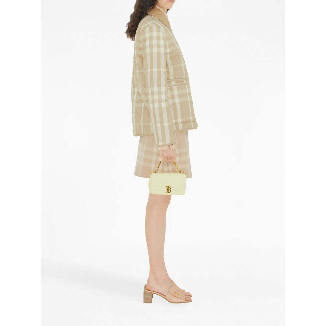 Jupe 'Check-Print A-Line' pour Femmes