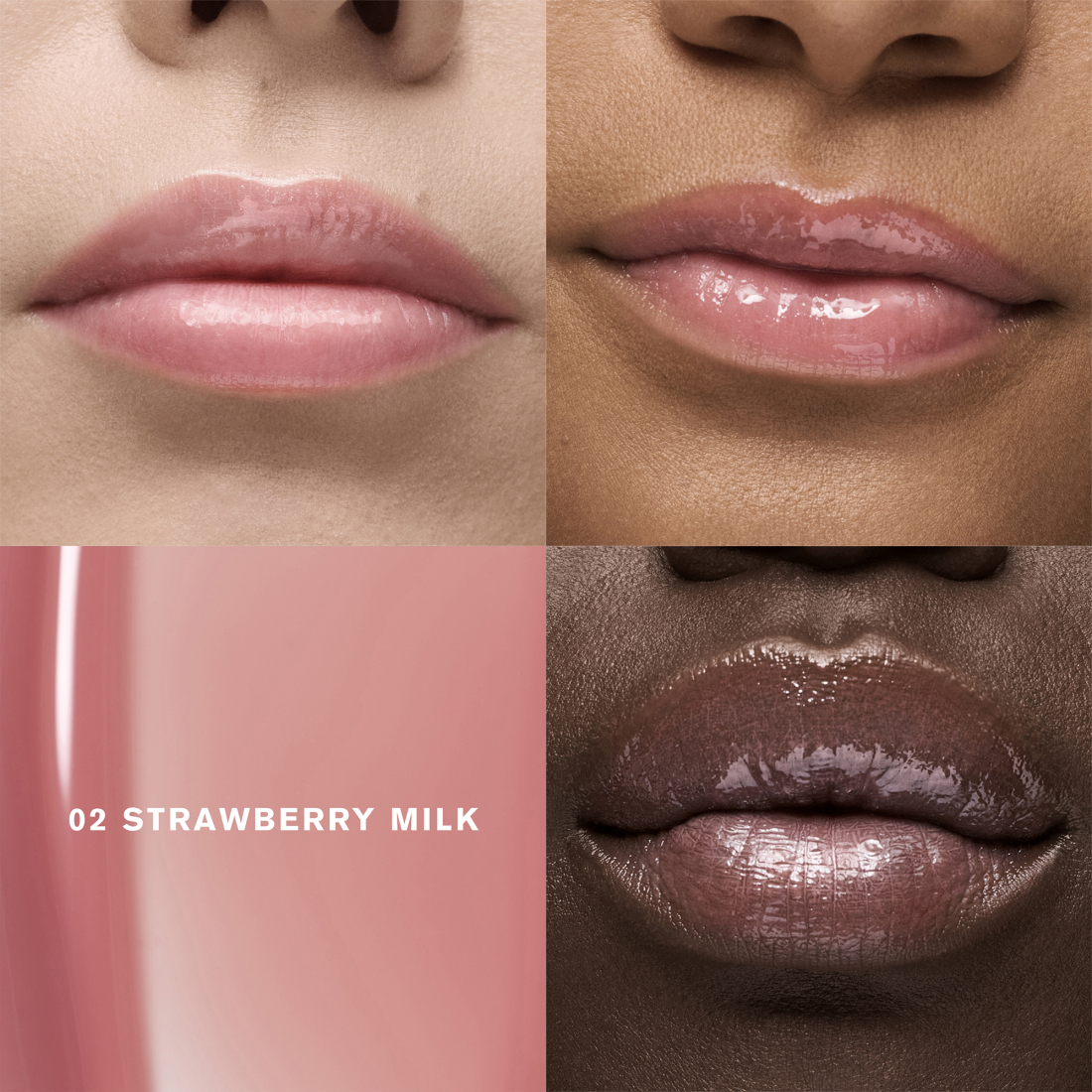 Huile à lèvres 'Glossy Pout' - 02 Strawberry Milk 6 ml