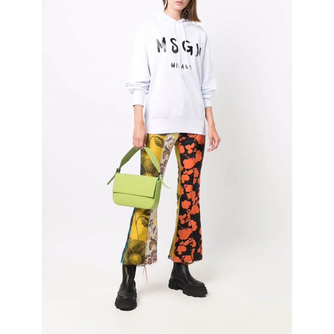 Sweatshirt à capuche  'Logo-Print' pour Femmes