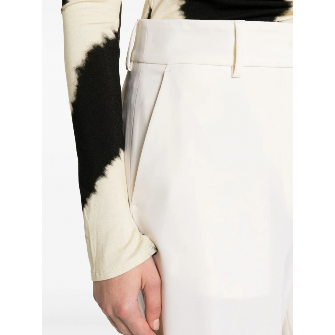 Pantalon 'High-Waist Tailored' pour Femmes