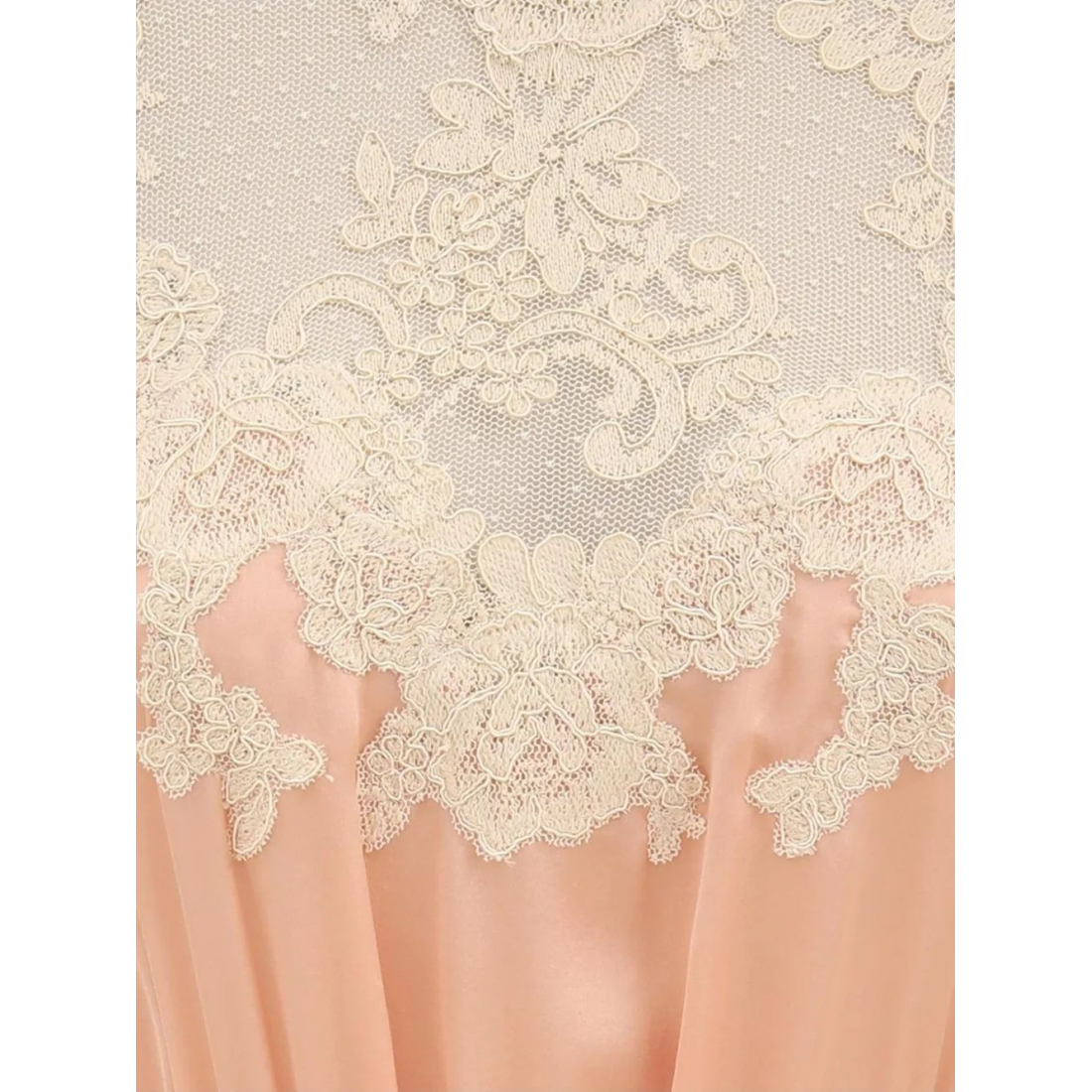 Robe 'Lace-Trimmed High-Low' pour Femmes