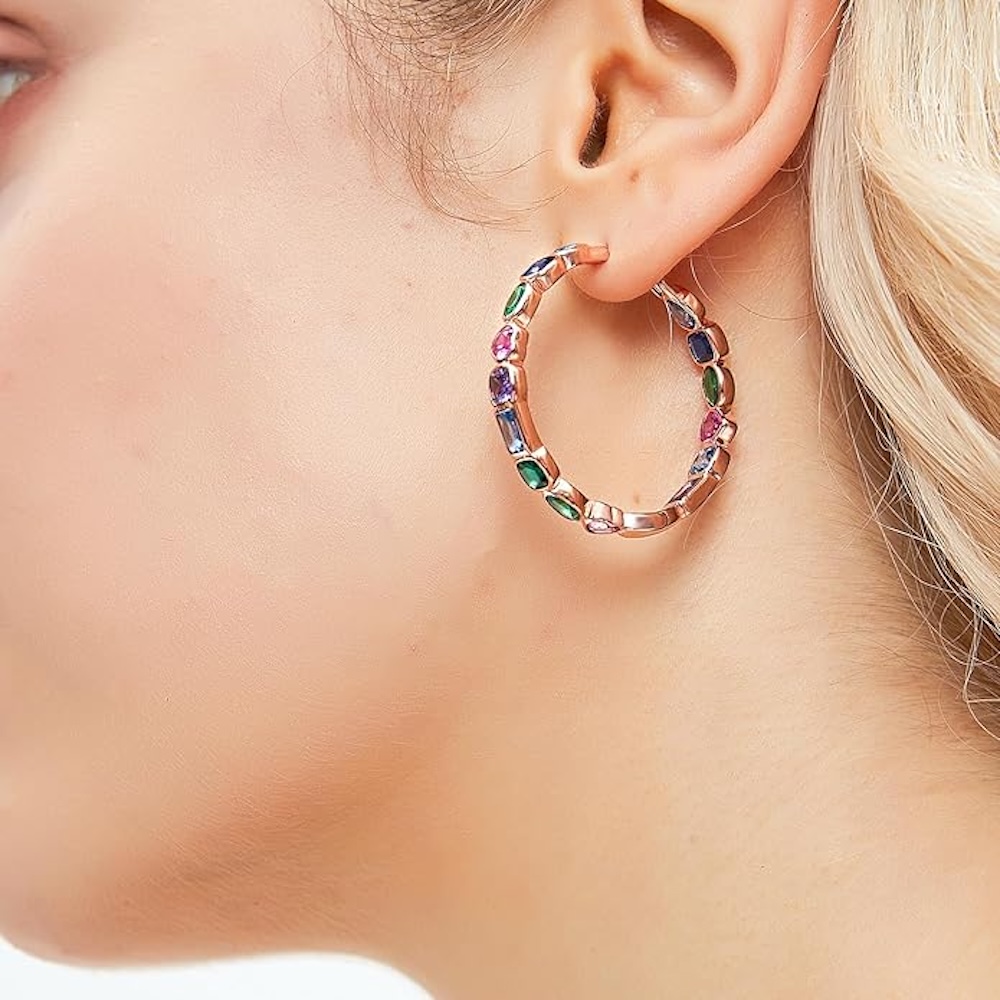 Boucles d'oreilles 'Multi Shape Hoop' pour Femmes