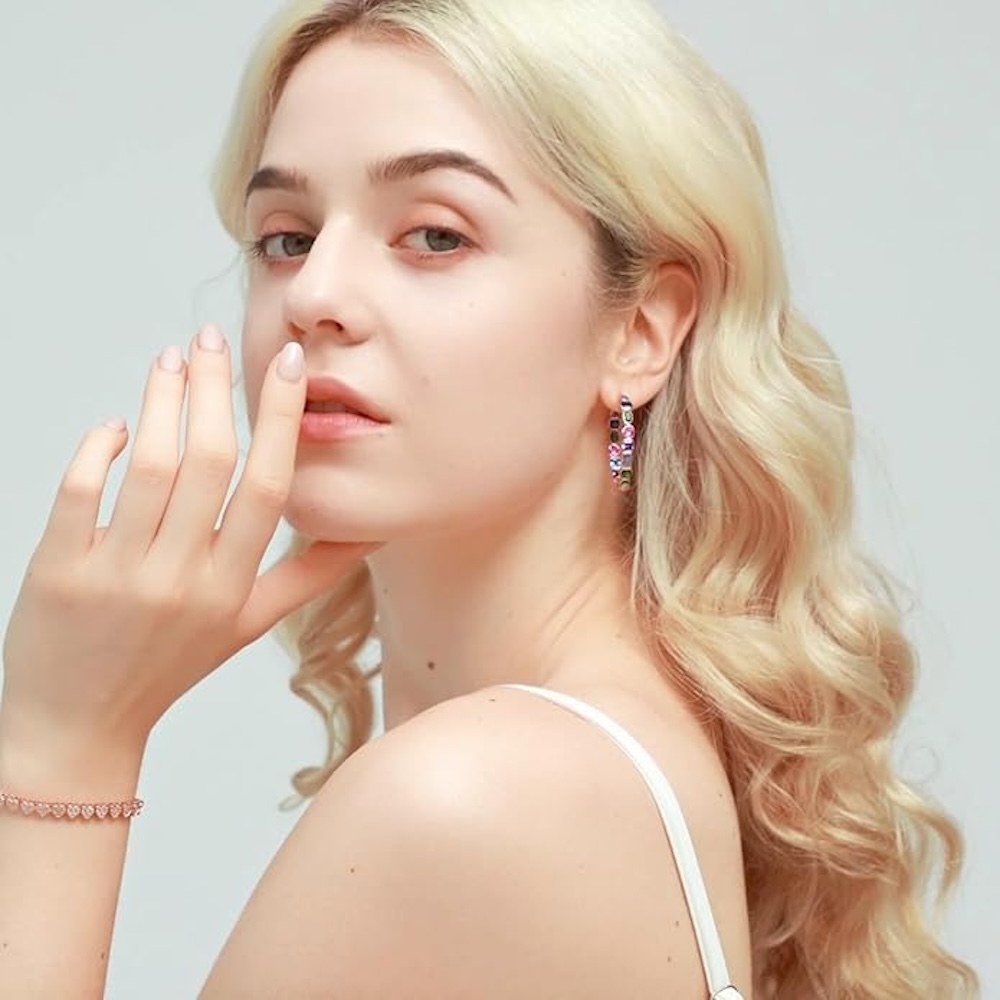 Boucles d'oreilles 'Multi Shape Hoop' pour Femmes