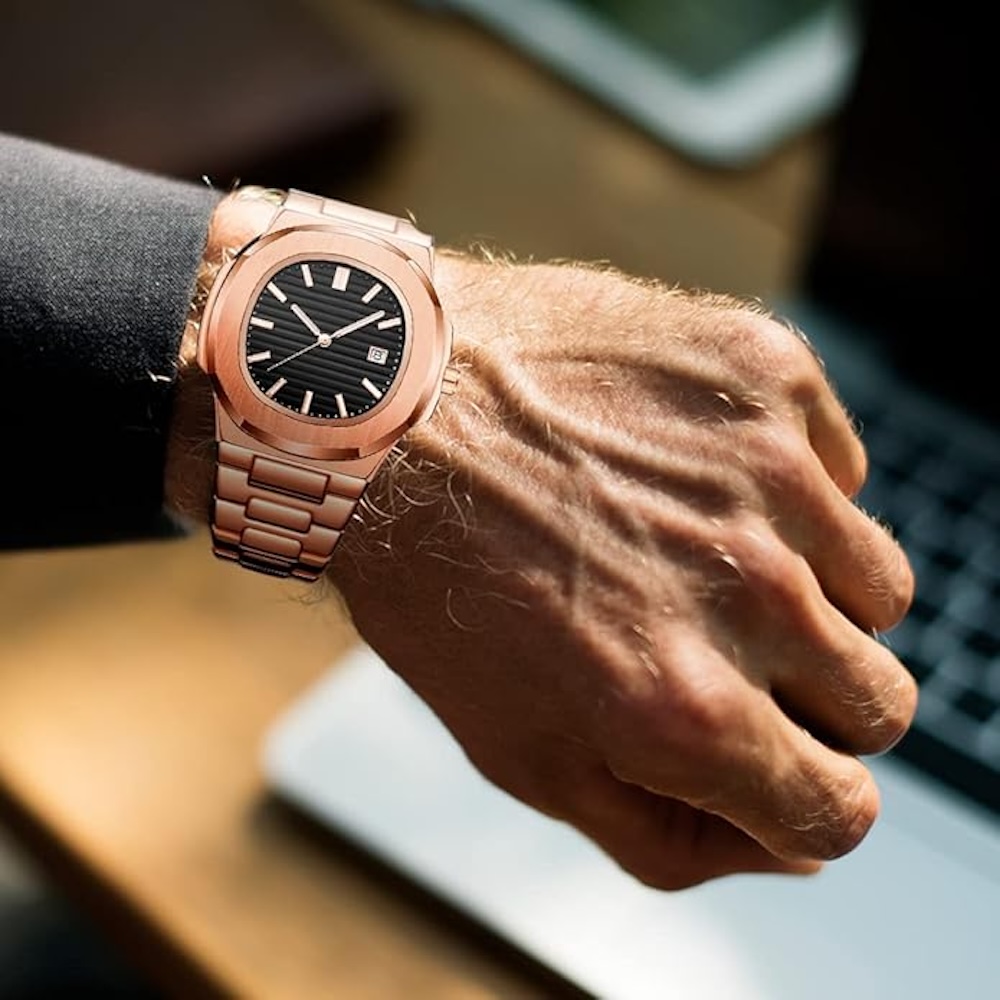 Men's 'Contemporary Black Dial' Watch