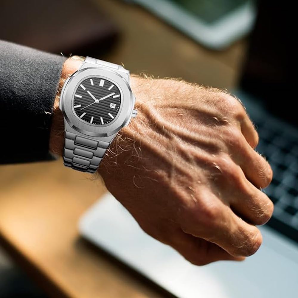 Men's 'Contemporary Black Dial' Watch