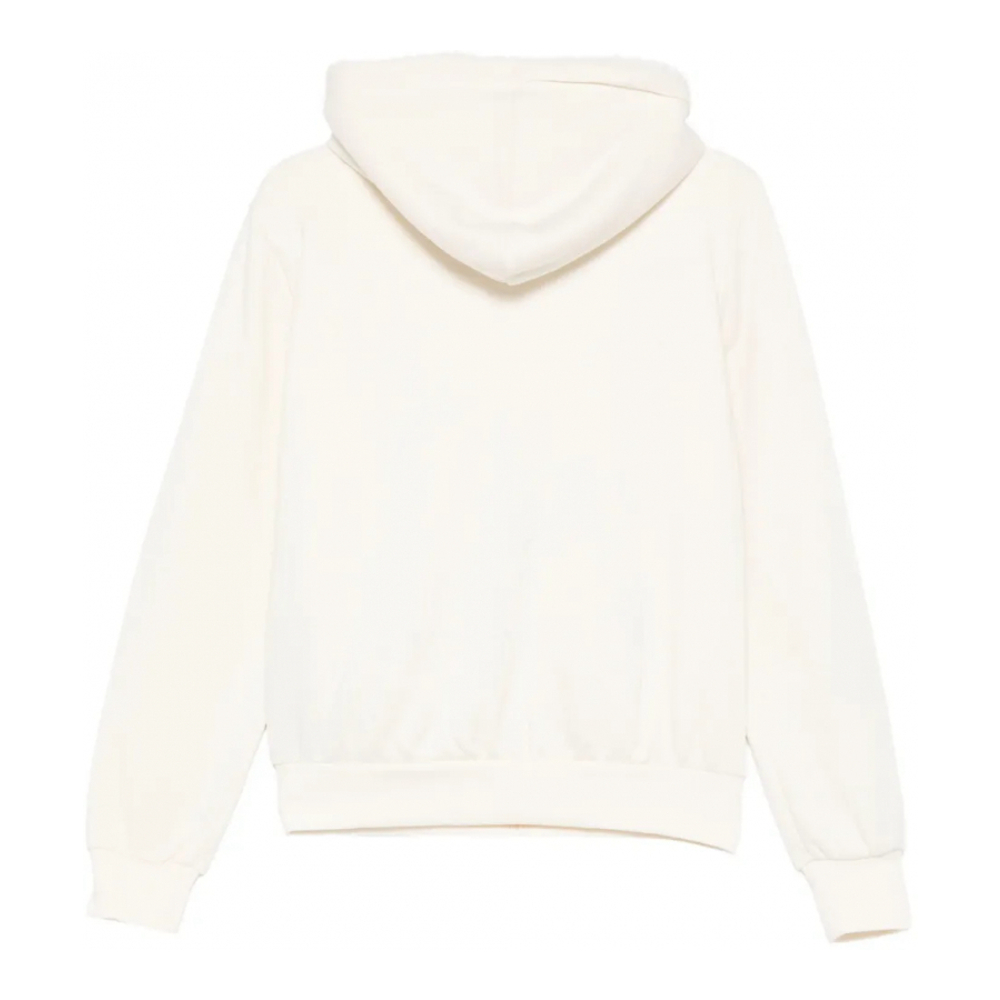 Sweatshirt à capuche  'Logo-Embroidered Zip-Up' pour Femmes