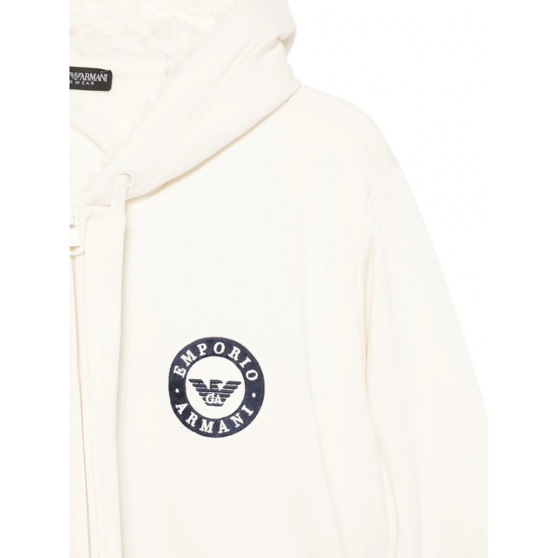 Sweatshirt à capuche  'Logo-Embroidered Zip-Up' pour Femmes