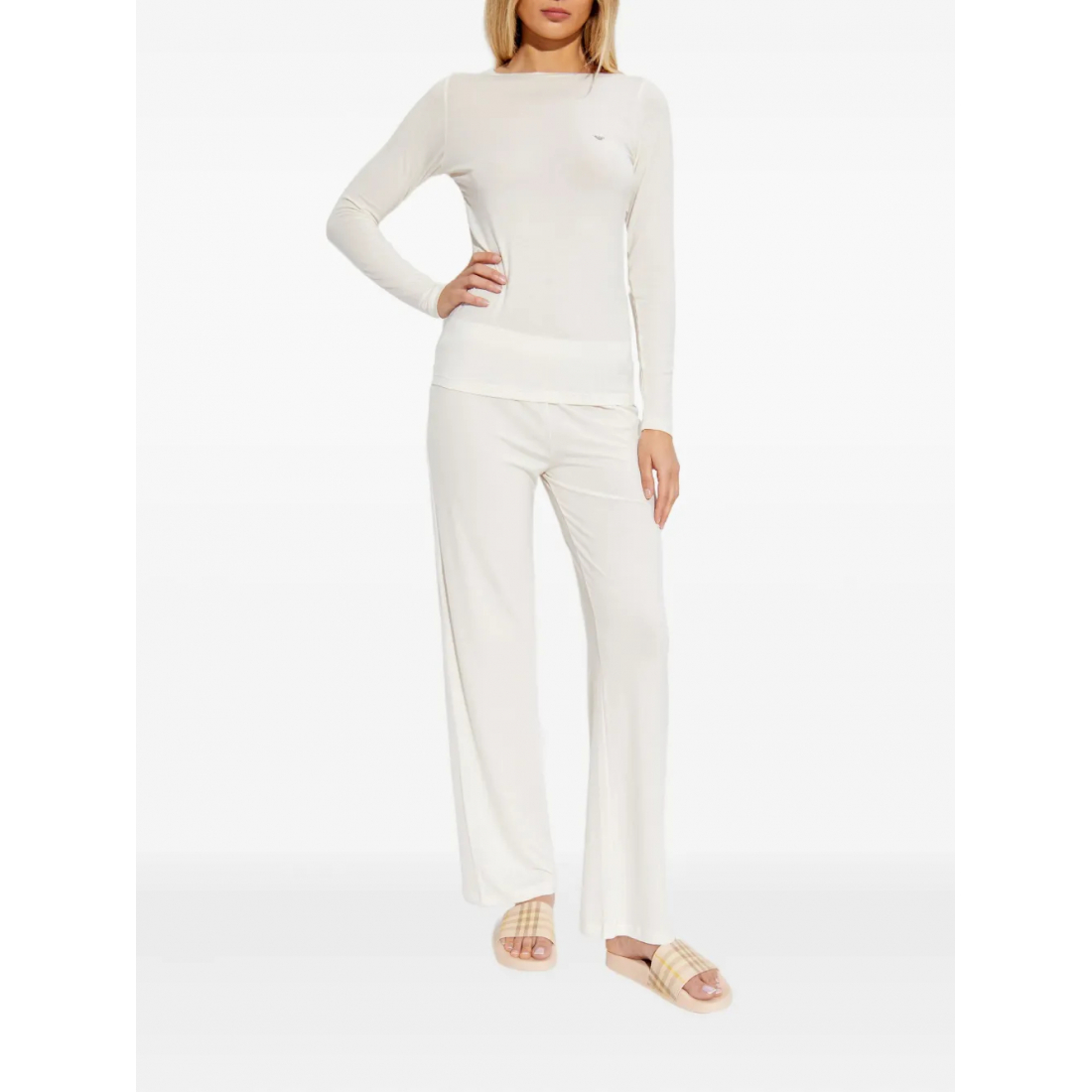 Pyjama Set 'Logo-Detail' pour Femmes