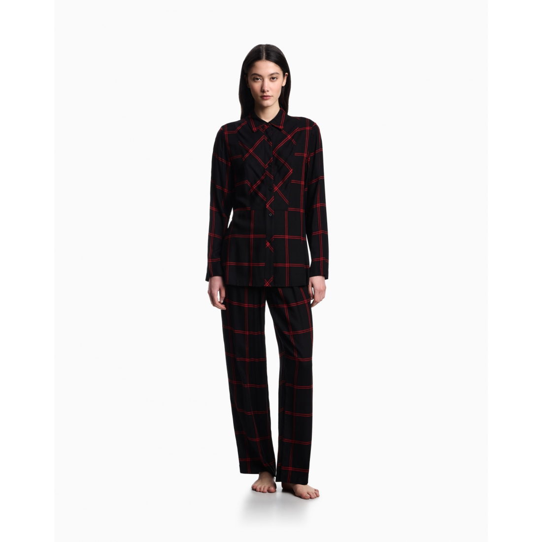 Pyjama Set 'Checked' pour Femmes