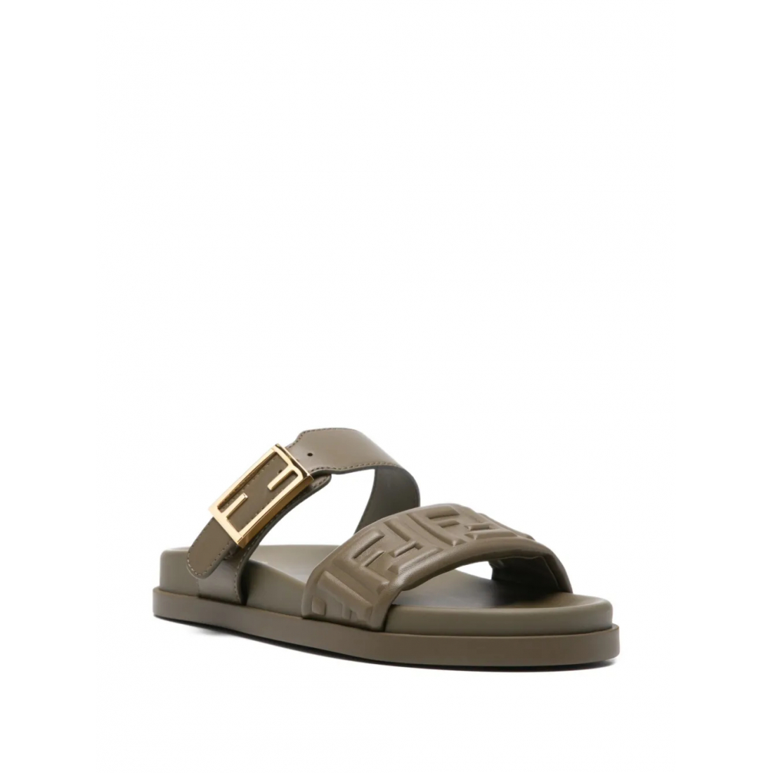 Women's 'Buckle Embossed-Ff' Flat Sandals